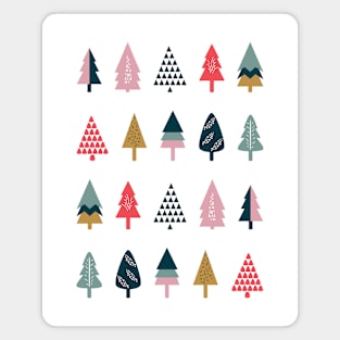 Christmas Trees (Arctic) Magnet